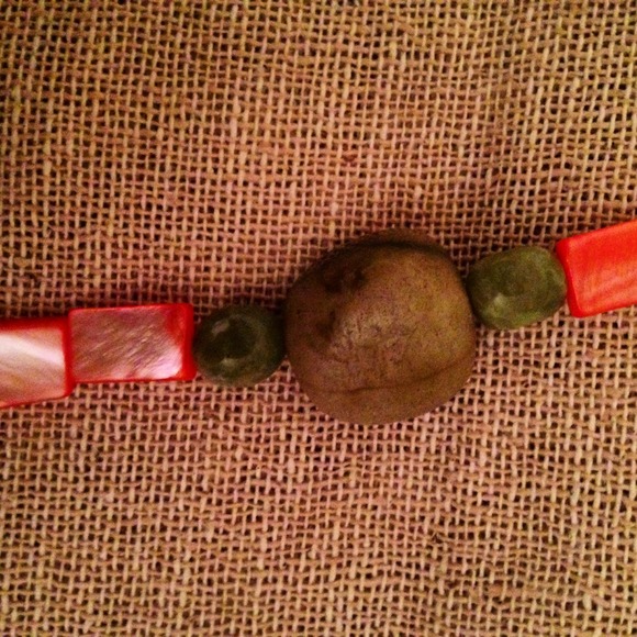 Mother of Pearl & Jade bracelet