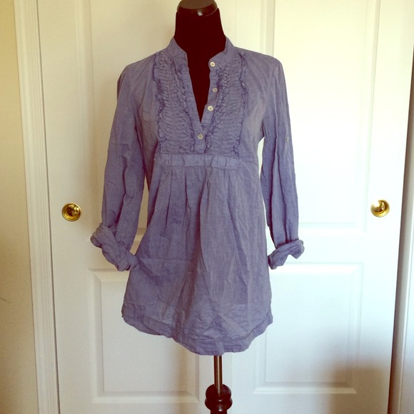 Max studio blue top