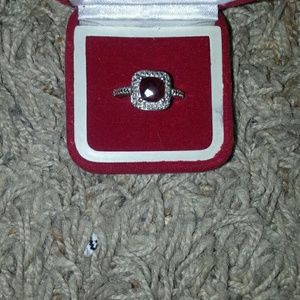 Playful ruby and silver