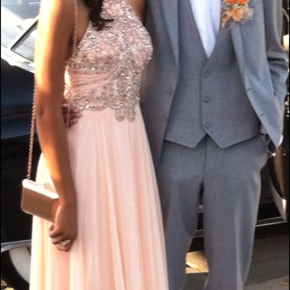 Prom Prom Prom Beautiful Peach Evening Gown