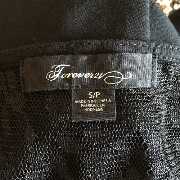 Forever21 Black Bodycon Mini Party Dress Small - Picture 4 of 4