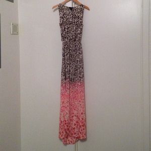 H&M leopard print  maxi dress