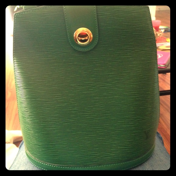 Vintage Louis Vuitton - green handbag AUTHENTIC!