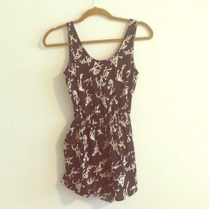 adorable Black and Tan romper