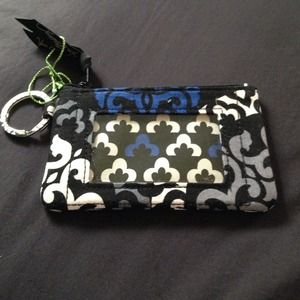 NEW Vera Bradley zip I.D. Pouch