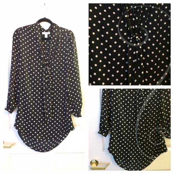 Polka Dot Shirt Dress