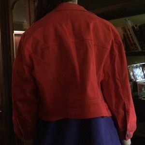 Red Denim Jacket