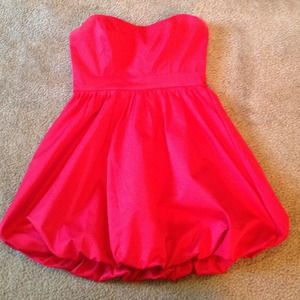 Forever 21, short strapless red dress