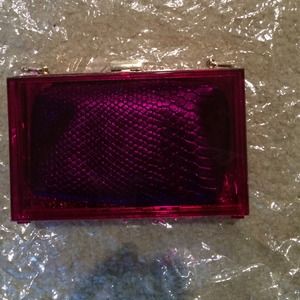 Purple Rain 😢 Lucite Clutch! RIH Prince 🌸