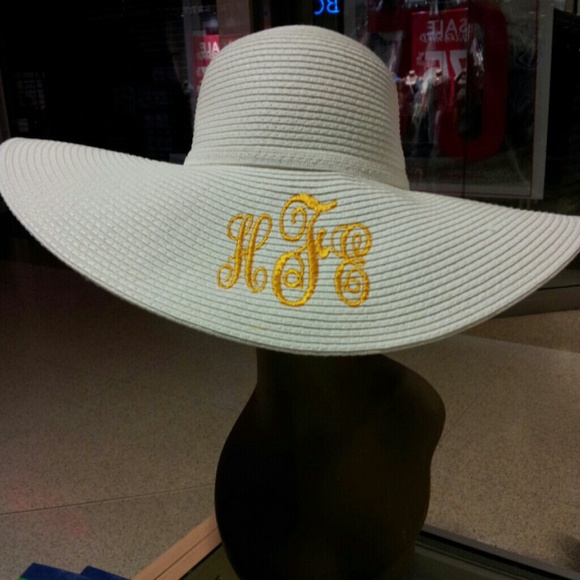 Monogrammed Floppy Hat
