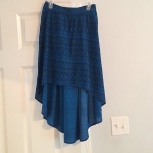 High-low skirt