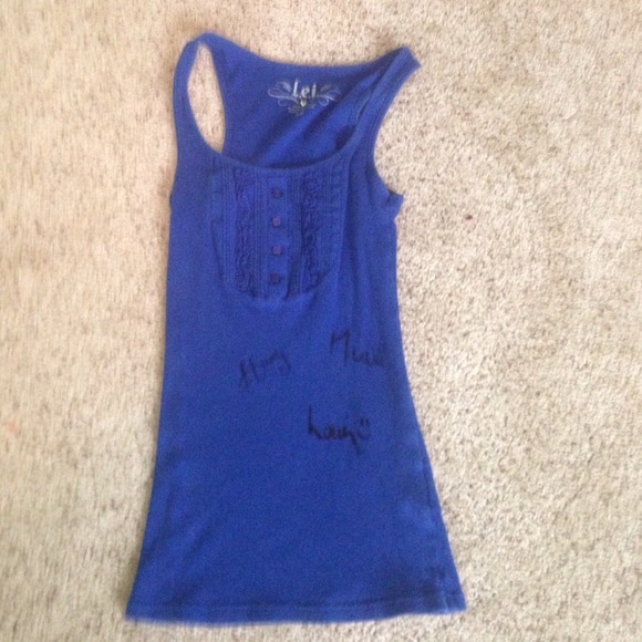 Autographed by One Direction tank!