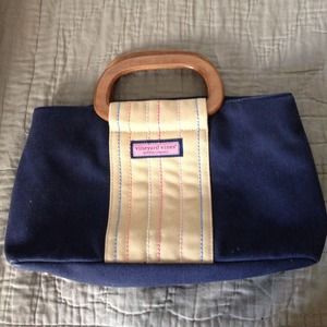 Navy Vineyard Vines handbag