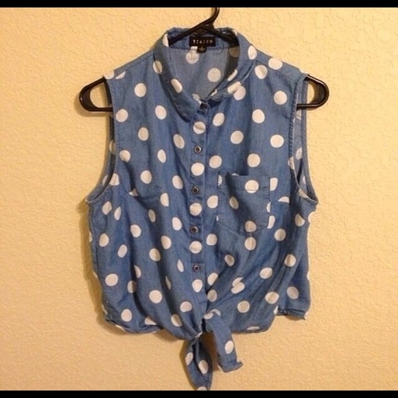 Polka doted shirt