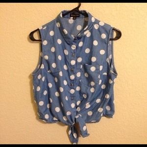 Polka doted shirt
