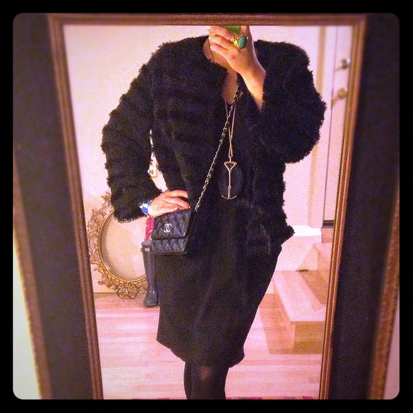 Fringe oversized jacket M