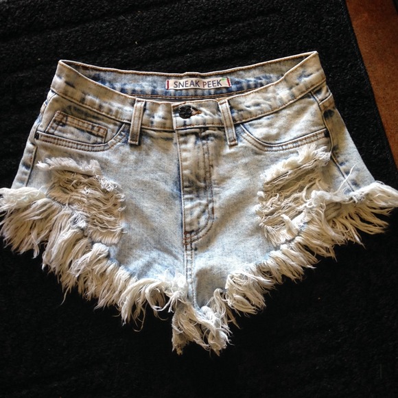 High waisted shirt .