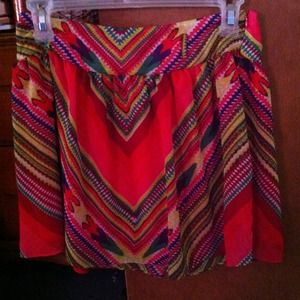 Multicolored skirt