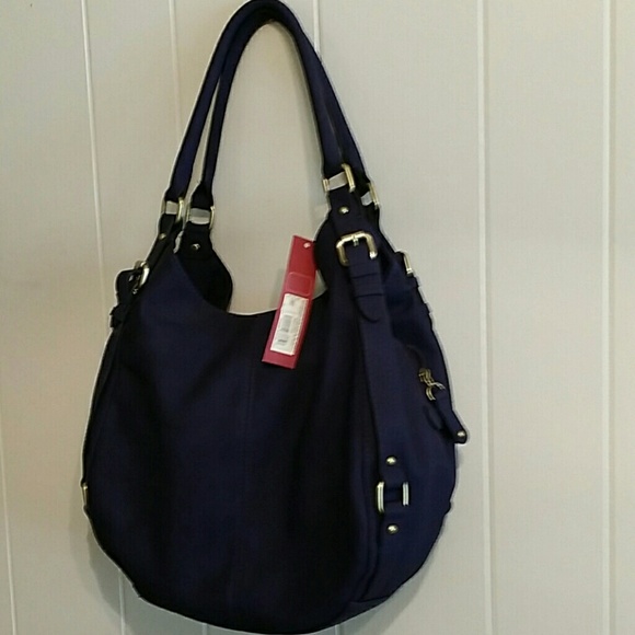 Purple Hobo style purse