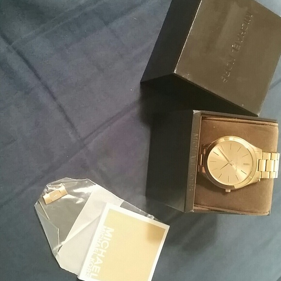 Rose gold Michael Kors watch