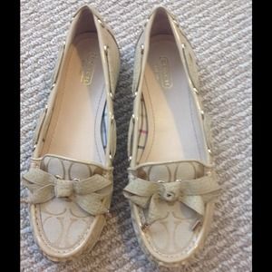 Nearly New Cute Coach Flats :-)