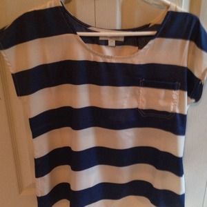 Olive & oak open back top