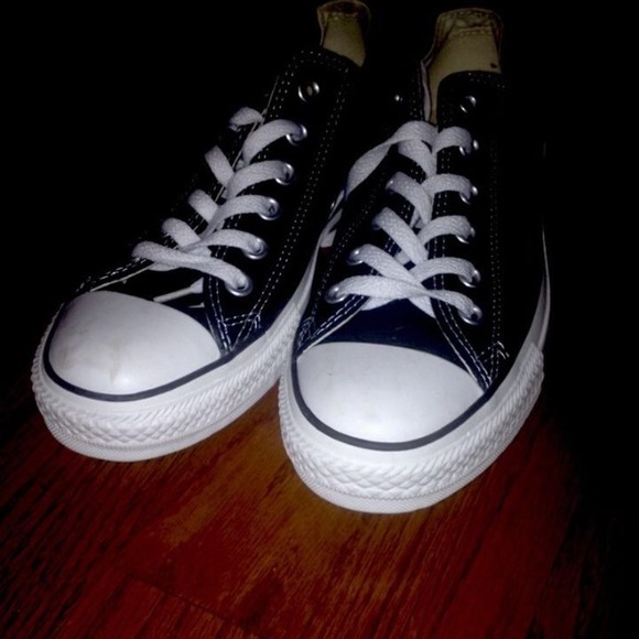 New. Converse black. Size 8W, size 6M