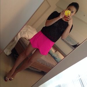 Neon Pink Skort Skirt/Shorts 💥 Worn Once!
