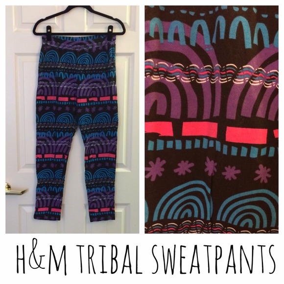 H&M Tribal Sweatpants