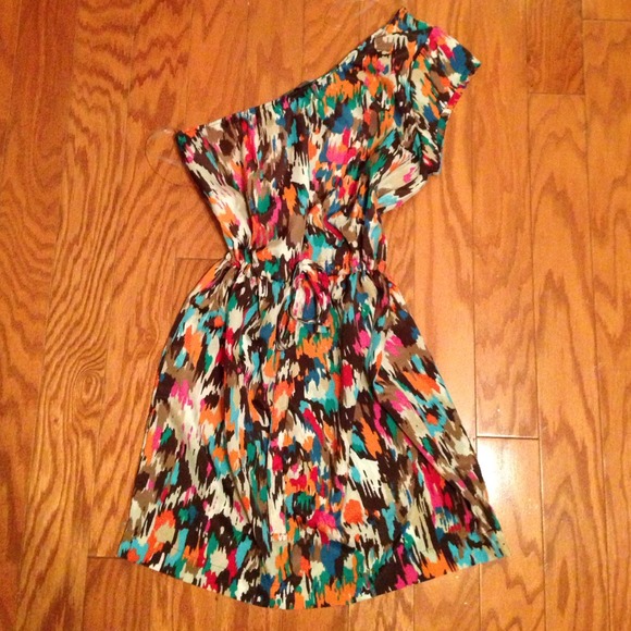 Colorful printed dress