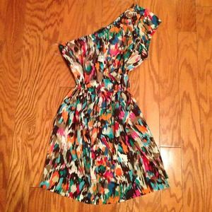 Colorful printed dress