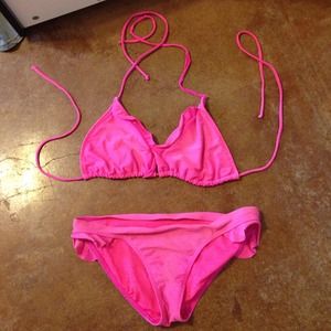 Pink bikini
