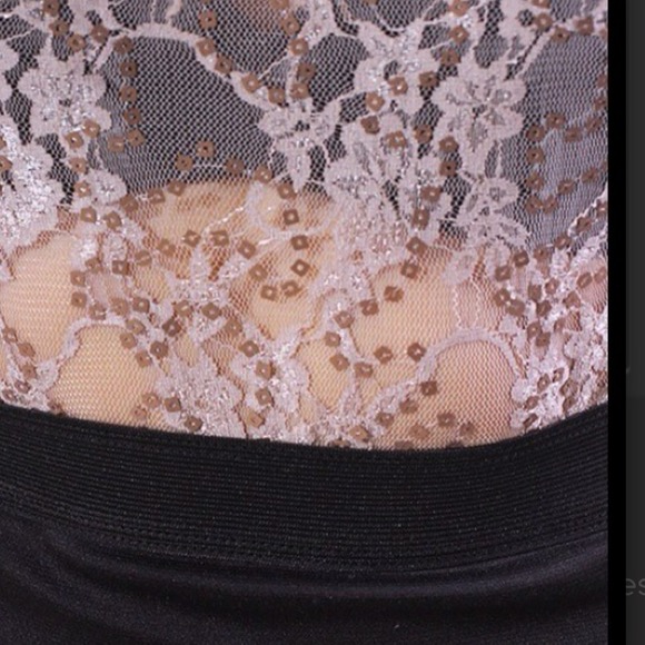 Lace sequined dress. - Picture 3 of 3