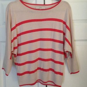 LOFT striped top. Size medium