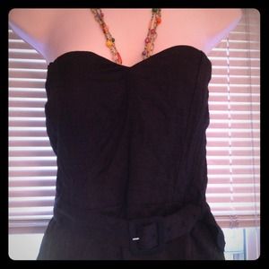 Black Strapless or w/ Straps Dress