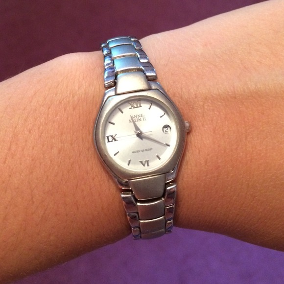 Anne Klein mixed silver metal watch ⌚️