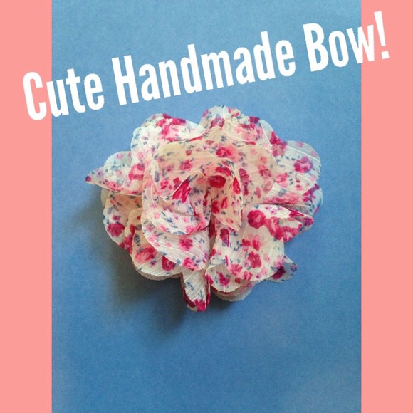 Handmade Floral Bow