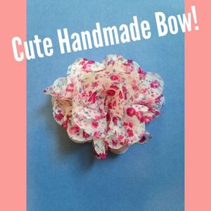 Handmade Floral Bow