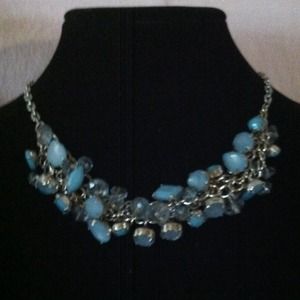 Blue stoned necklace