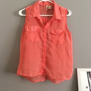 Salmon color top