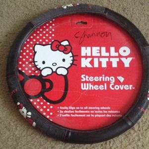 Steering wheel cover