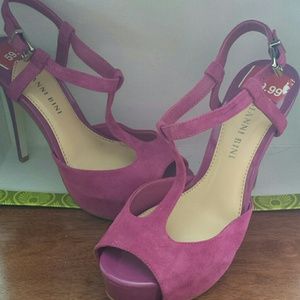 Pair of platform heels