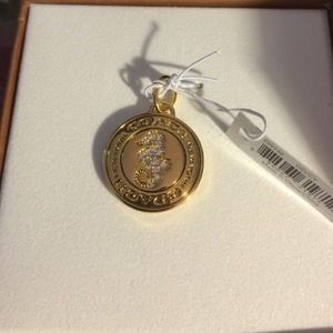 Coach golden seahorse charm