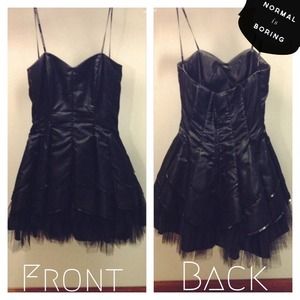 Unique black homecoming dress!