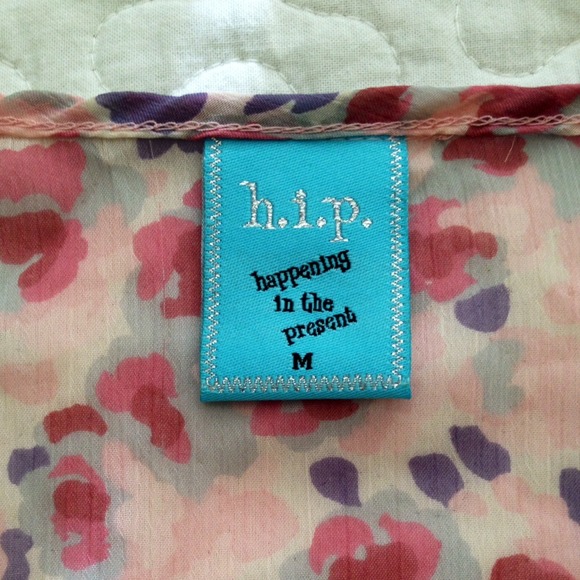 Pink Floral Sheer Blouse - Picture 2 of 2