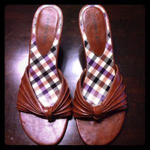 Madden Girl light brown dress sandals.