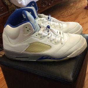Retro 5 Sport Royal-Stealth Jordans