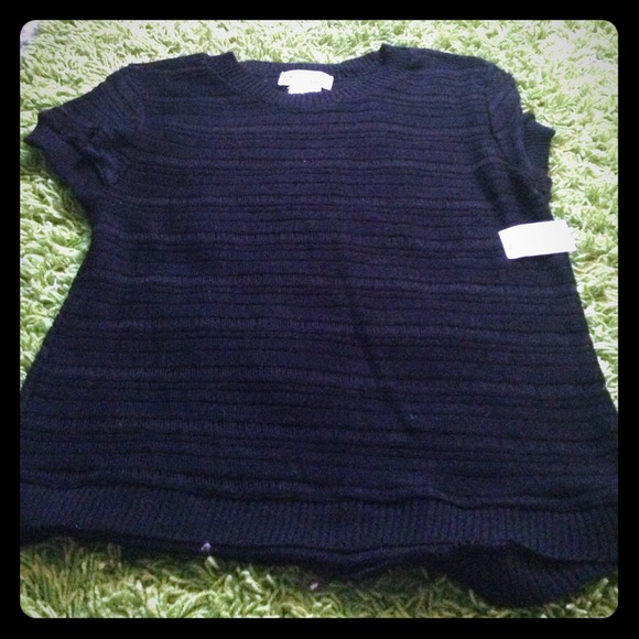 Knitted Black Top