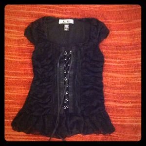Black corset top