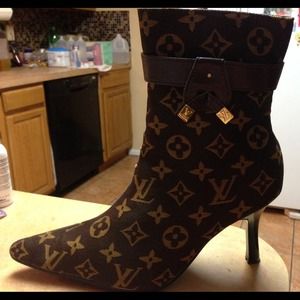 Louis Vuitton inspired boots